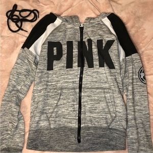 NWOT VS Pink Gray Hoodie